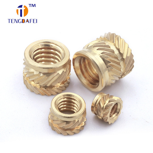 Octagonal roller copper nut 1/4 hot melt nut, plastic shell embedded into copper insert M2M3M4M5M6M8M10