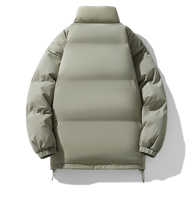 Stehkragen Herrenmantel Winter 2024 Neues Brot Amerikanische Trendmarke Baumwolljacke Paar-Outfit_voghion.com