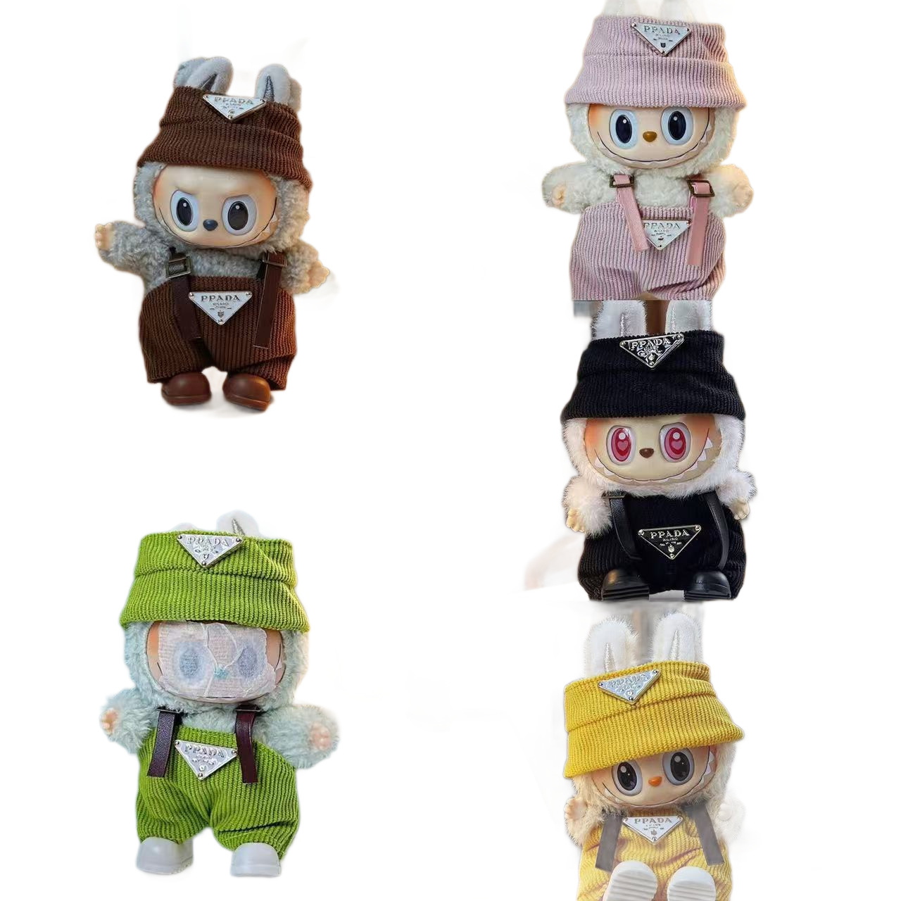 Labu personalizado ropa 17cm ropa labubu correa casual pantalones de regalo al por mayor image 6