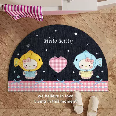 Floor Mat, Bathroom Water-Absorbent Non-Slip | Avtomobil döşəmə paspasları - taiyaki-hello-kitty-4060cm25mm-diatom-mud