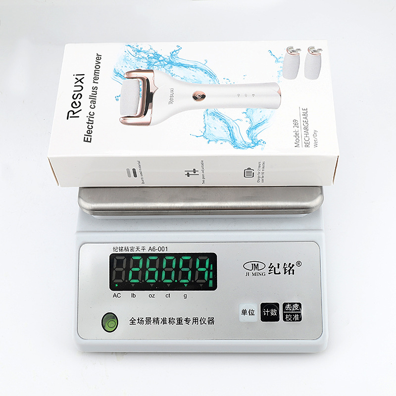 Pie de molienda para eliminar la piel muerta, artefacto mágico de pedicura para mujeres, conjunto de pedicura para eliminar la piel de los pies, talón de los pies, máquina eléctrica de molienda de pies para el hogar