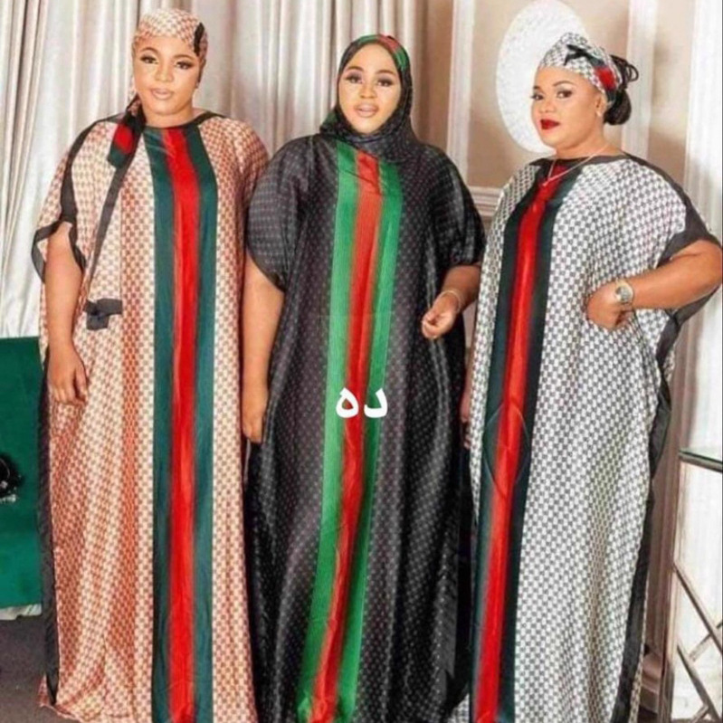 Foreign Trade Large Dock Scarf Women's Printed Long Dress Summer Beach Cross-Border Women's Clothing 140