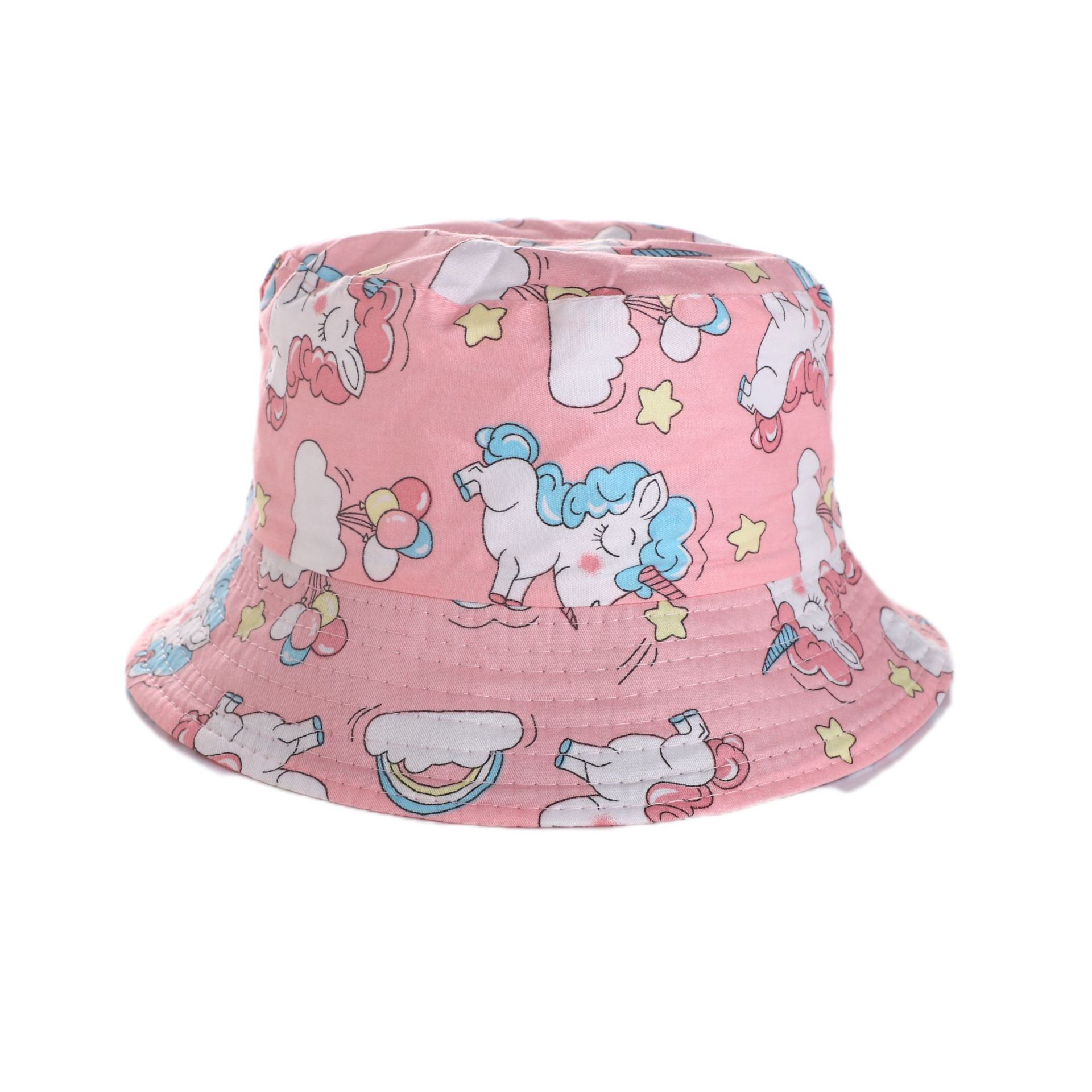 Bucket Hat Hats Type 1 Piece Quantity Holiday, Daily Occasion Color Block Pattern Girl's Cartoon Style Simple Style Color Block Printing Bucket Hat