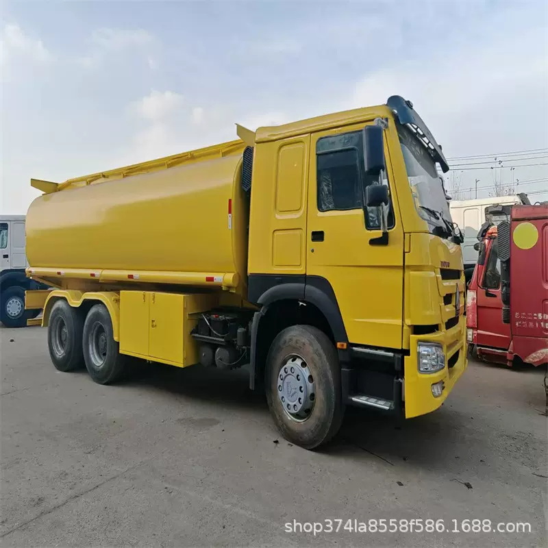 375马力牵引车水罐车 20立方绿化水罐车运输车运 卡车大泵加油车