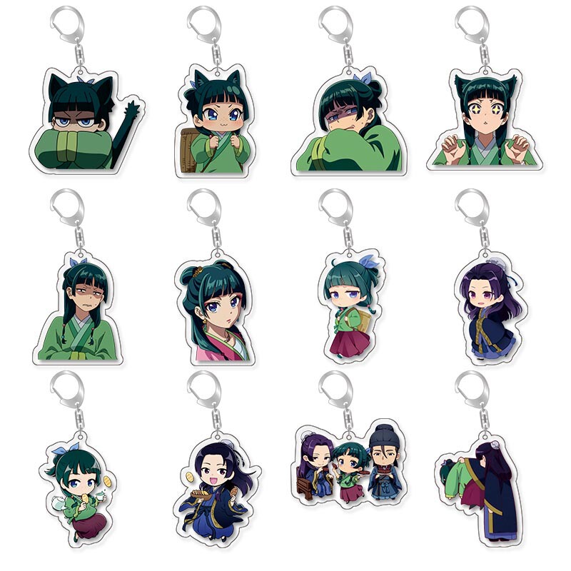 Medicine House Girl's Whisper Animation Around Acrylic Keychain Cat Gao Shun Ren's Jade Leaf Princess Day Manic Pendant Medicine House Girl's Whisper Animation Around Acrylic Keychain Cat Gao Shun Ren's Jade Leaf Princess Day Manic Pendant