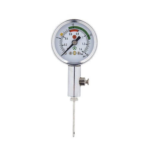 Ball barometer pointer barometer football basketball volleyball referee pressure gauge metal air pressure measuring meter