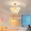 Lights, modern and minimalistic crystal pendant for living room, ceiling lamp, light luxury style