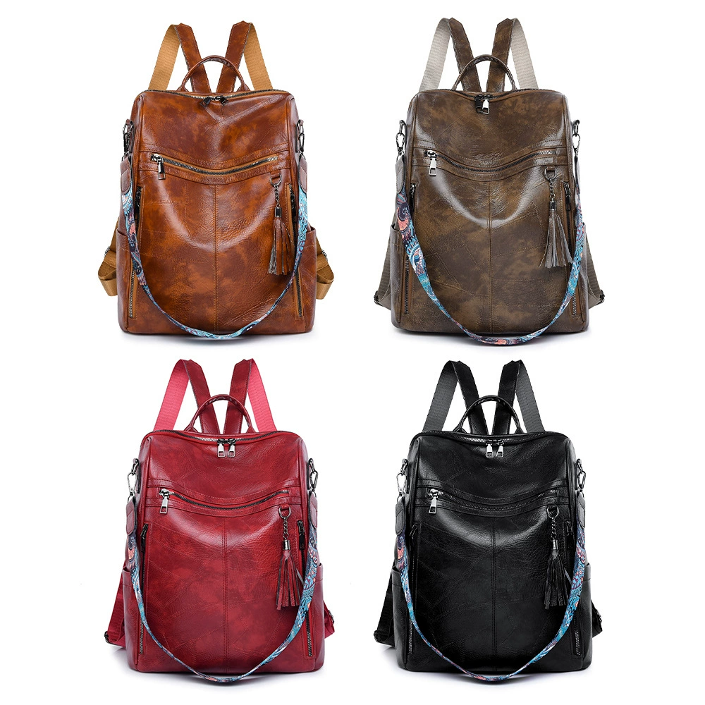 Capacious straps, small backpack, one-shoulder bag, shoulder bag, (Cross-border trading), high-end