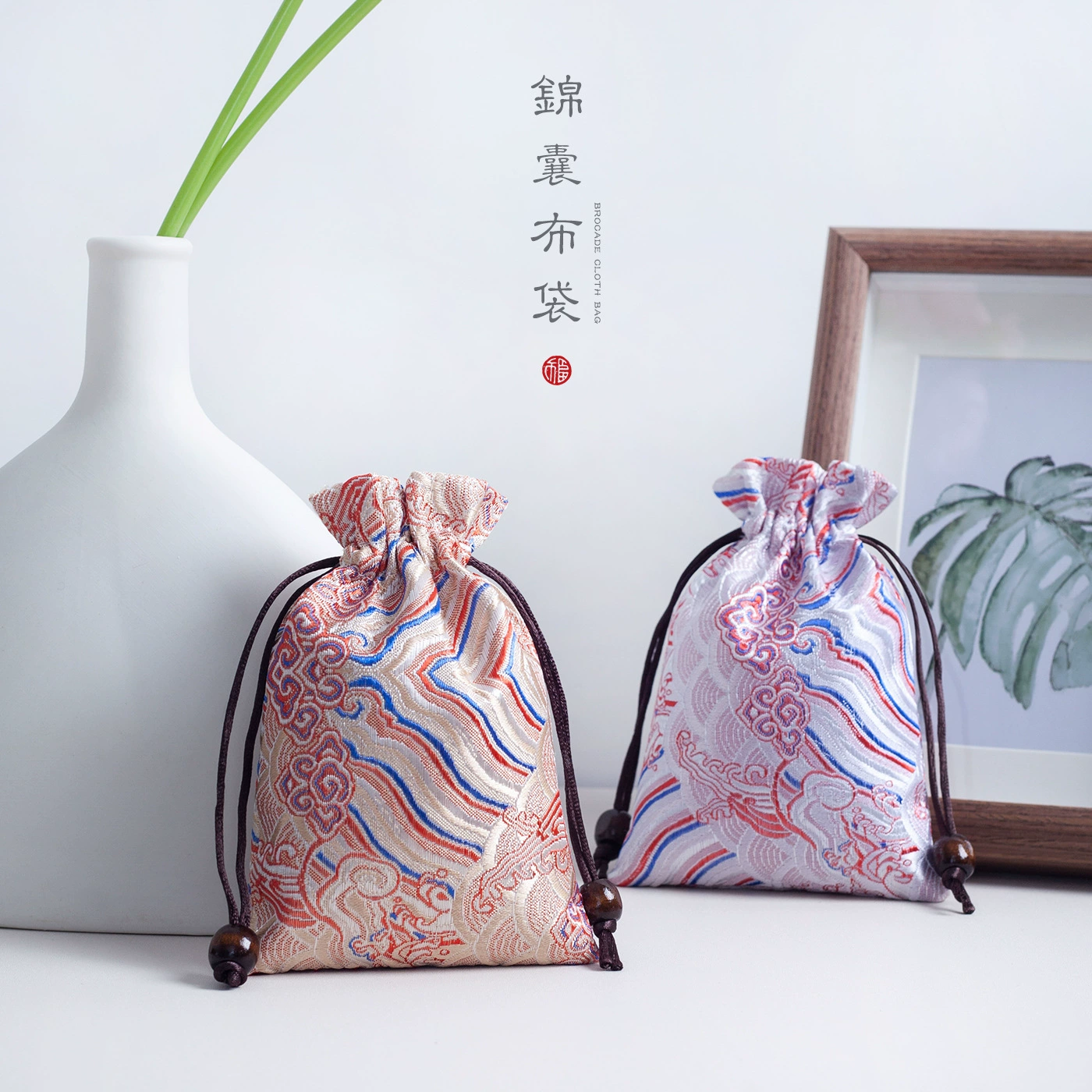 Фабрика спот парчи парчи мешок рога расческа мешок соскоб мешок парчи рт рт веревка браслет упаковка