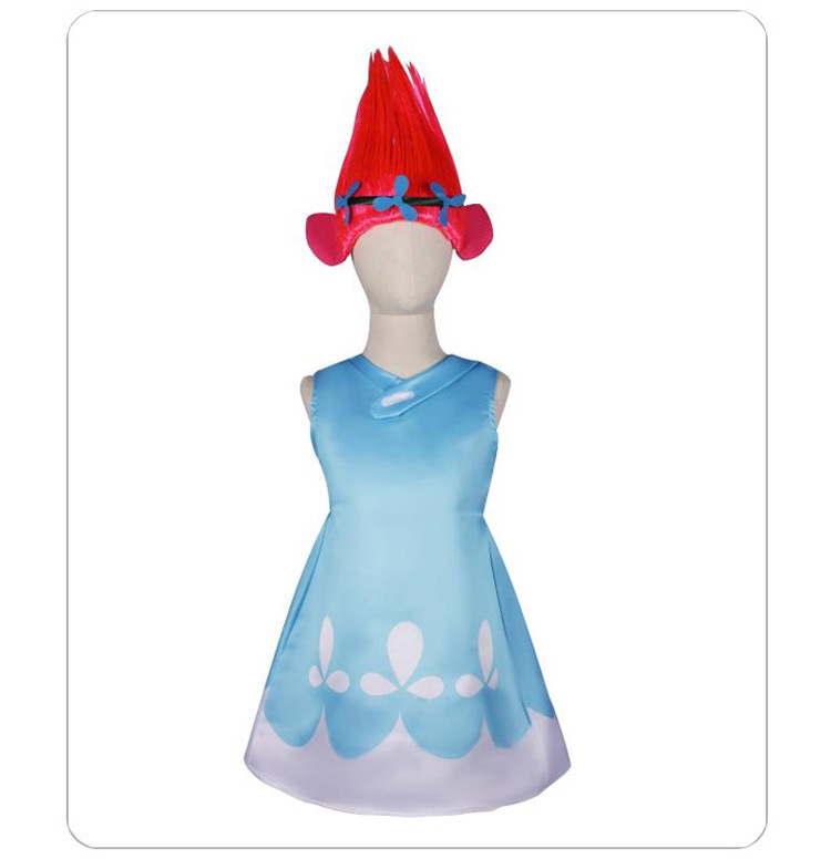 Amazon new children's cosplay magic hair elf performance clothing Bobbi blank stage performance clothing