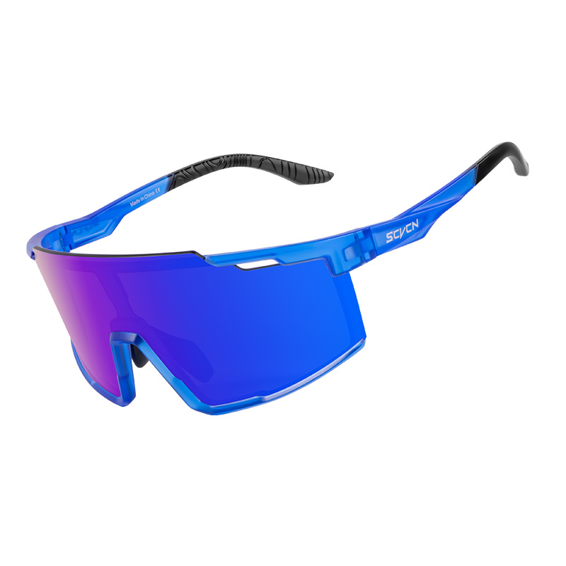Gafas de Ciclismo Deportivo de PC, Cortavientos con Puente Nasal Ajustable, para Ciclismo de Carretera y Montañismo