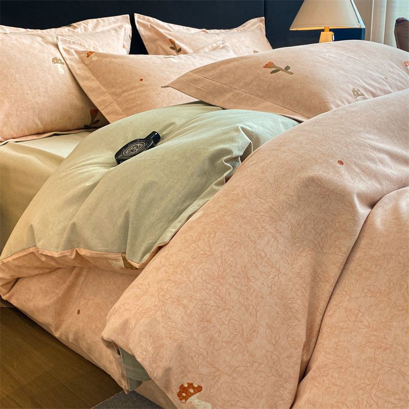 Blue rice-lingli (thick pure cotton brushed/naked naked grade)