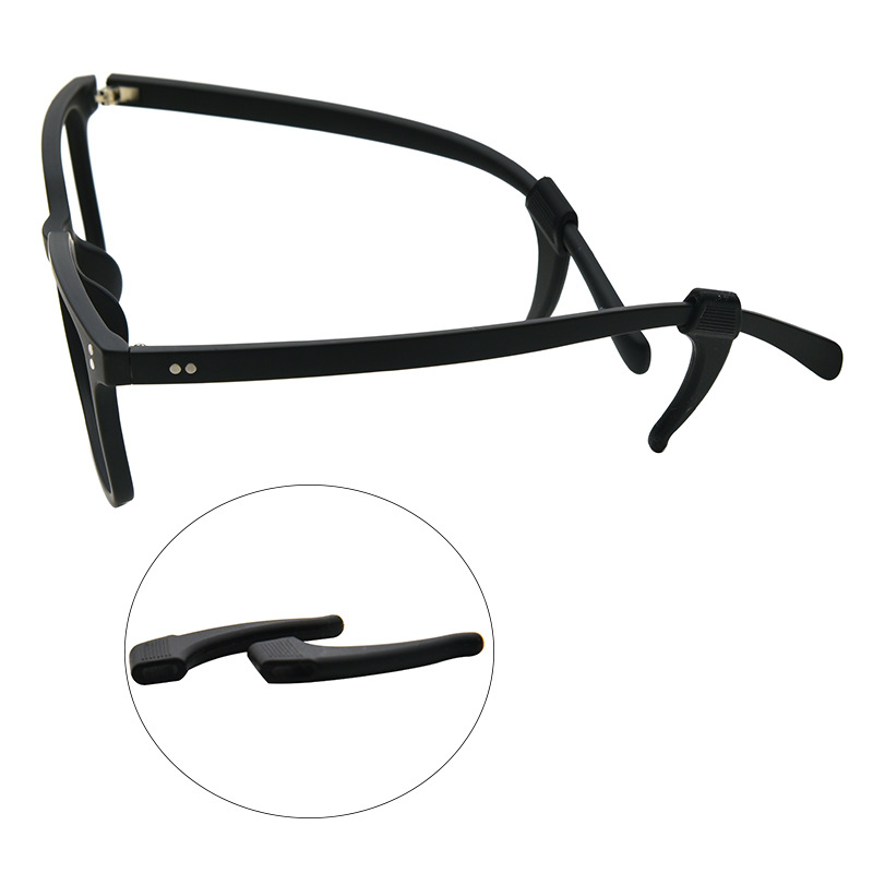 Ganchos antideslizantes de silicona para gafas, soporte de oreja para evitar caídas