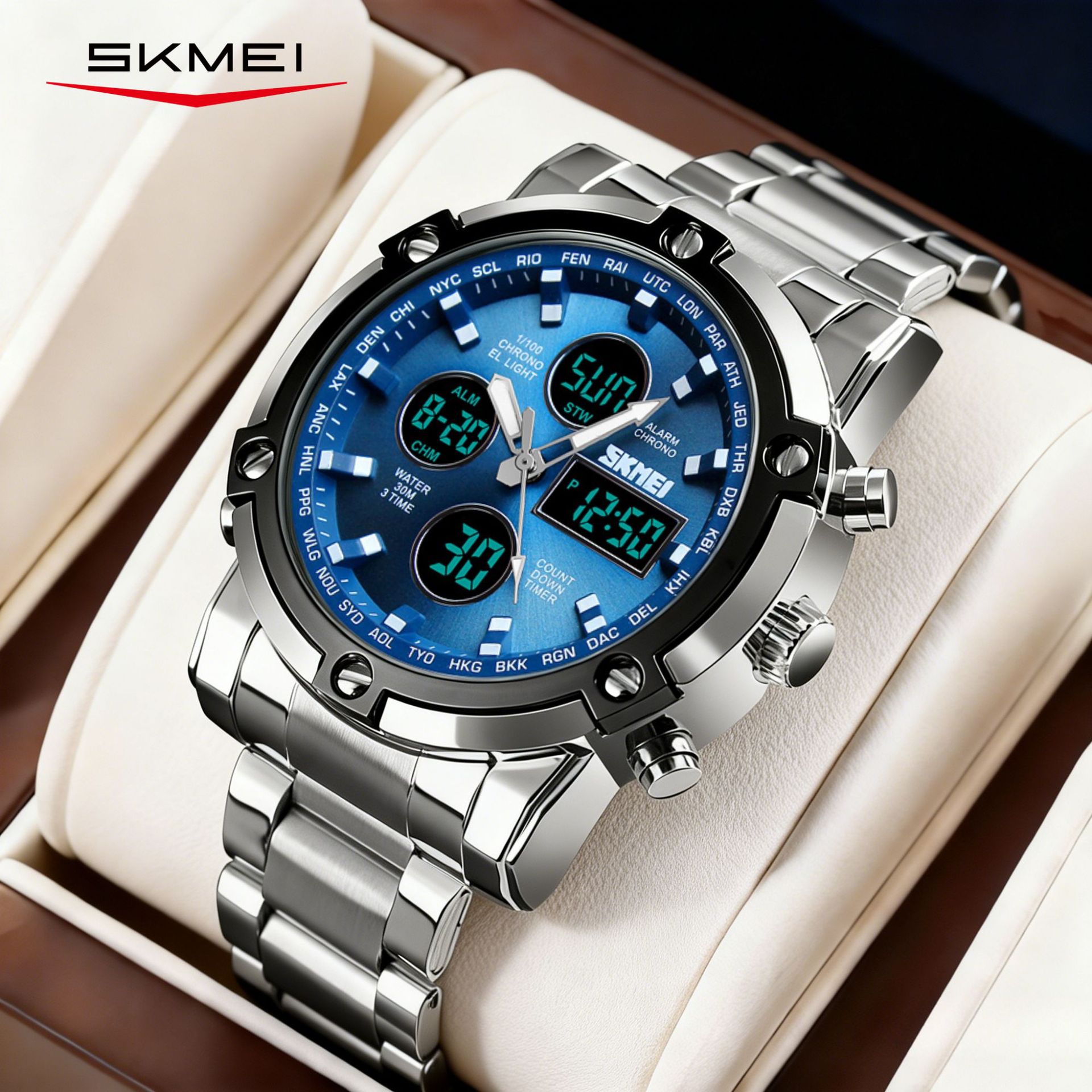 men's electronic steel belt
