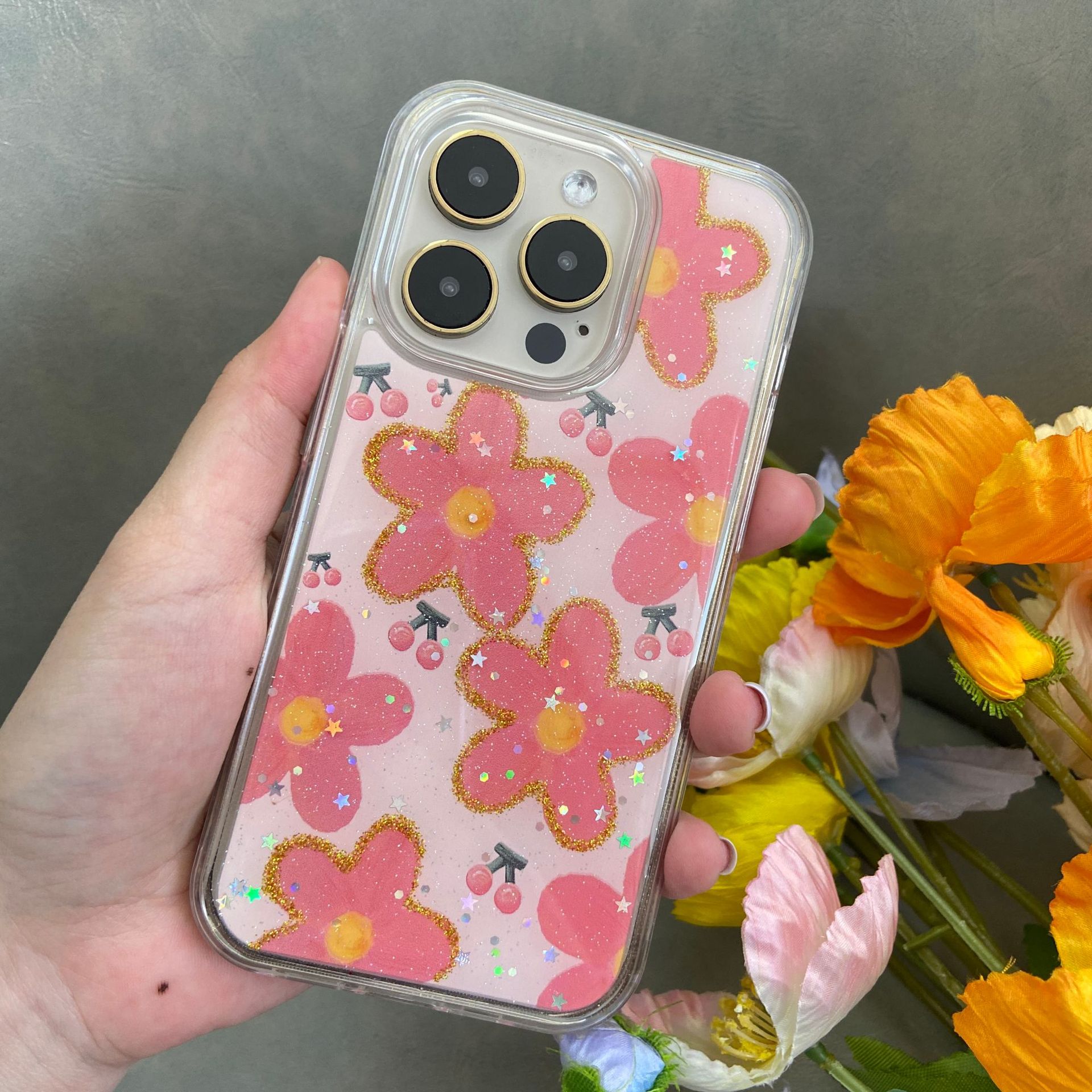 跨境新款适用于OPPO A78 4G二合一滴胶彩绘印图F21 PRO手机保护套