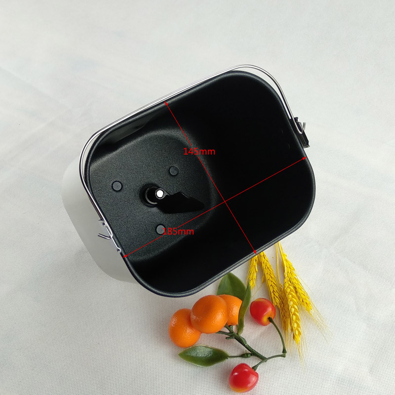 Accesorios para máquina de pan de hogar de envío directo de fábrica transfronteriza, cubeta interior para mezclar y cubeta para pan, revestimiento antiadherente de grado alimenticio