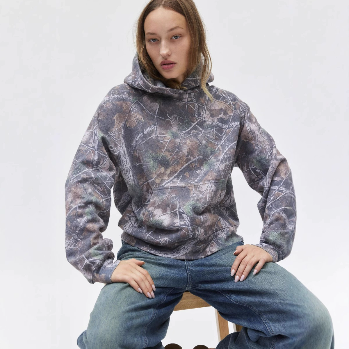 Amazon Европа и США трансграничная внешняя независимая станция 2023 новая пара свитера с капюшоном свитера повседневный карман топ