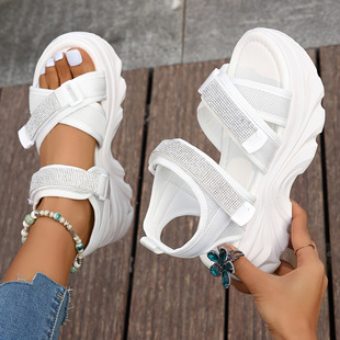 I 90463 Thick Platform Sandals ����ɸ��Ь�羳���uͨ��
