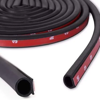 Водонепроницаемая уплотнительная лента, большая D-образная уплотнительная лента, пыле- и звукоизоляционная уплотнительная лента для автомобилей, большая пылезащитная лента для зазоров капота и центральной консоли.