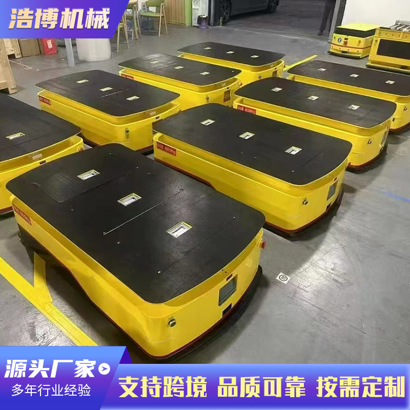Heavy-Duty Agv Trolley, Automated Guided Vehicle, Intelligent Warehousing and Logistics Handling Robot, Transfer Agv Ground Vehicle