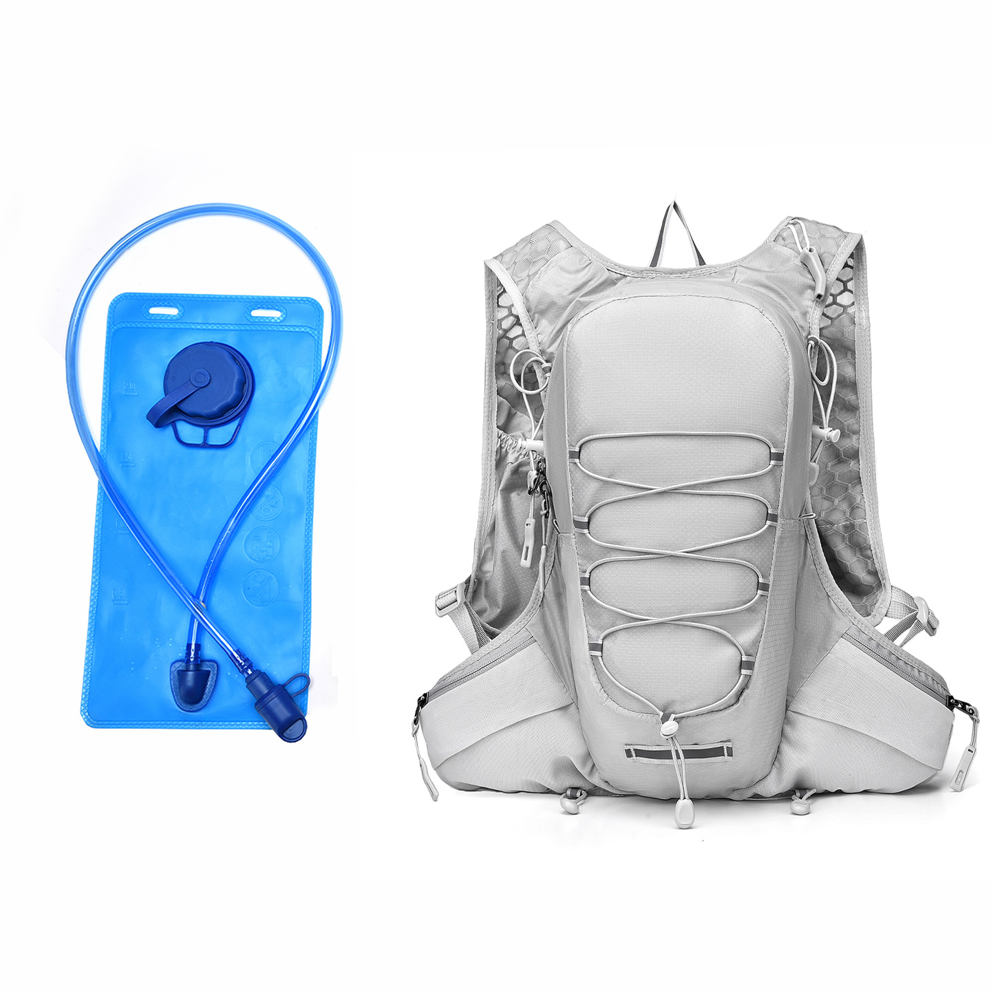 Gray band water bag