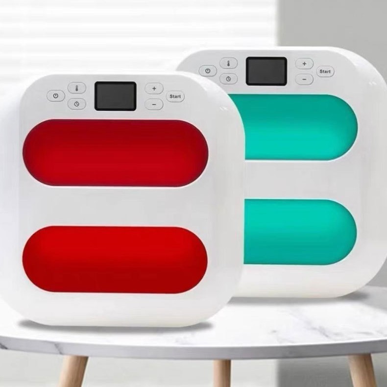 Venta directa de fábrica pequeña máquina de transferencia de calor portátil plancha pequeña transferencia de calor marca de planchado estampado de calor logotipo de planchado prensa en caliente