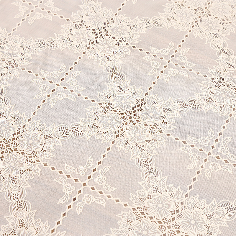 Elegante estilo europeo simple estilo floral hueco manto de mesa idílico a prueba de agua a prueba de contaminación a prueba de quemaduras transfronterizas suministro directo