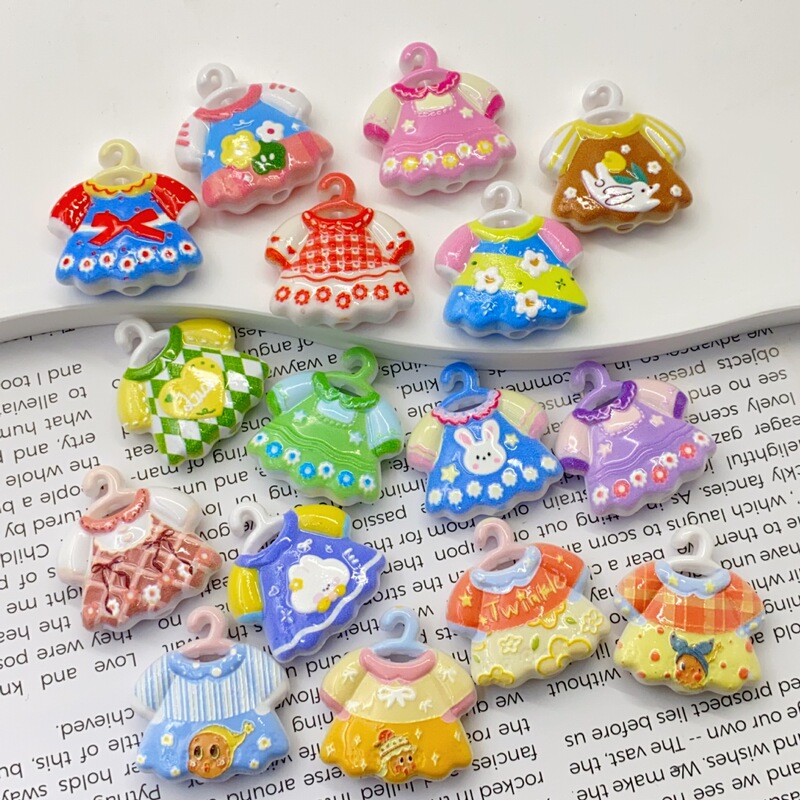Cartoon Printed Hangers, Beaded Pen Accessories, Acrylic DIY Phone Chains, Keychains, Bag Charms, Decorative Accessories