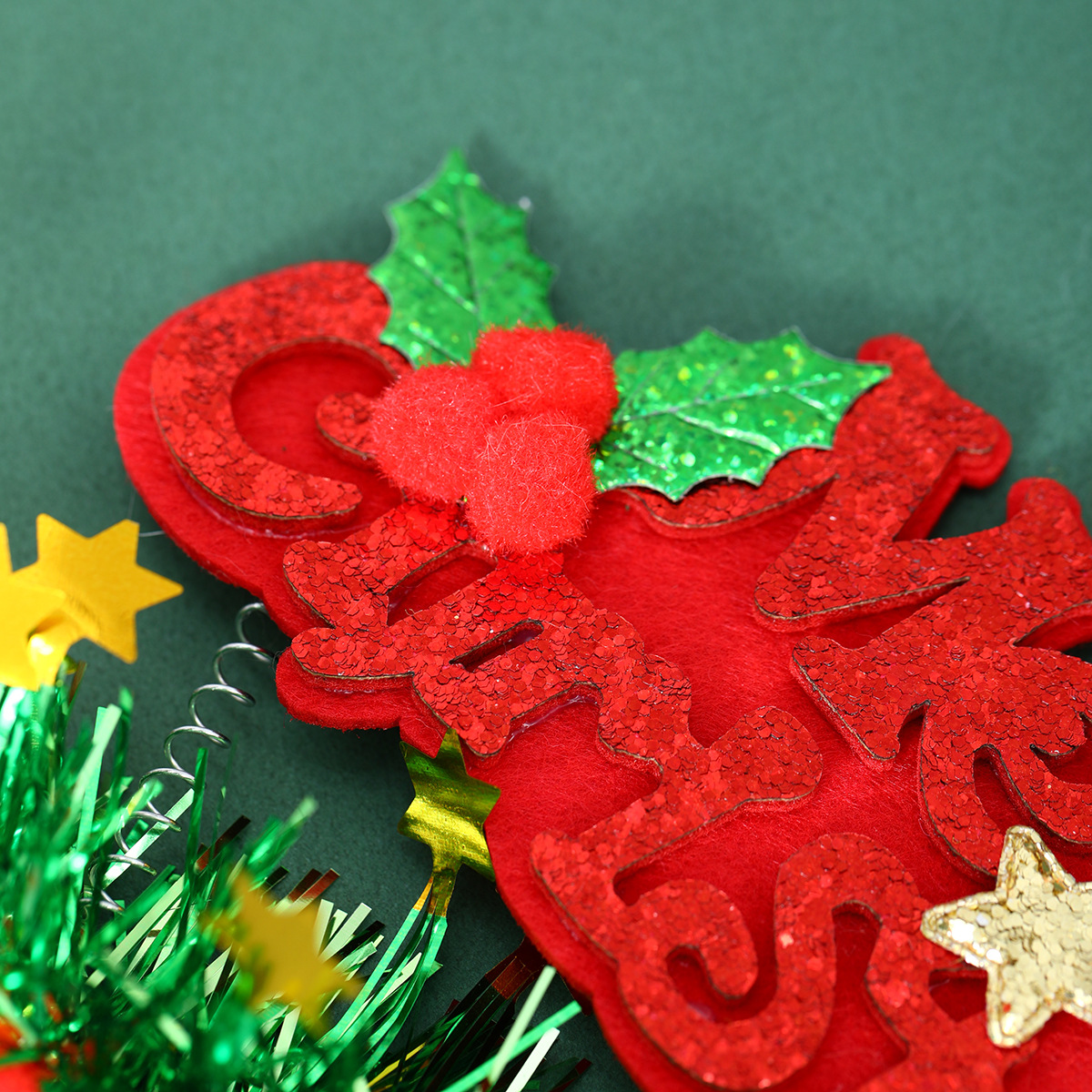 Christmas Glitter Headbands Xmas Costume Headwear Hair Hoops for Christmas Party Decorations Favors Gifts_voghion.com