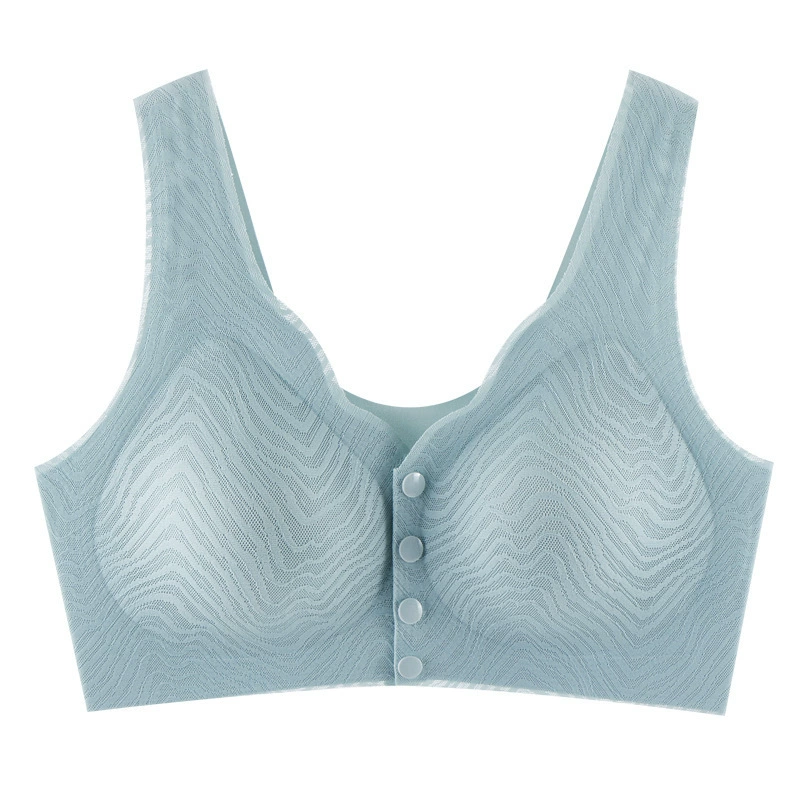 Summer thin underwear for mother, push up bra, wireless bra, tank top, for middle age