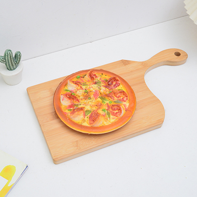 木质面包点心托盘 牛排披萨板 竹木制日式简约家用水果砧板木板托