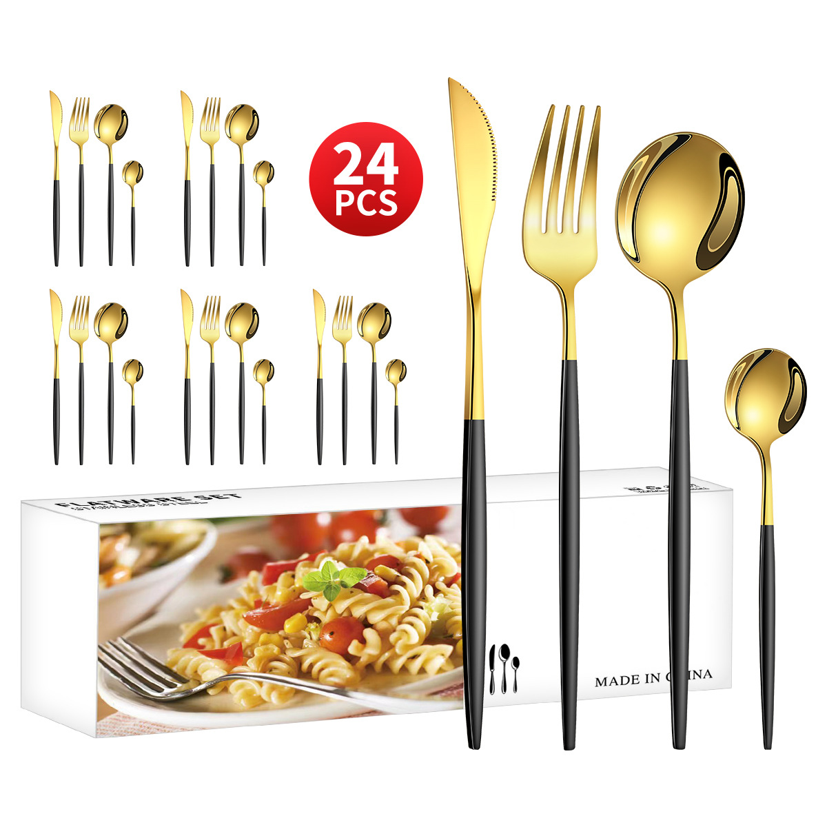 [화이트박스] 골드+블랙 24종세트