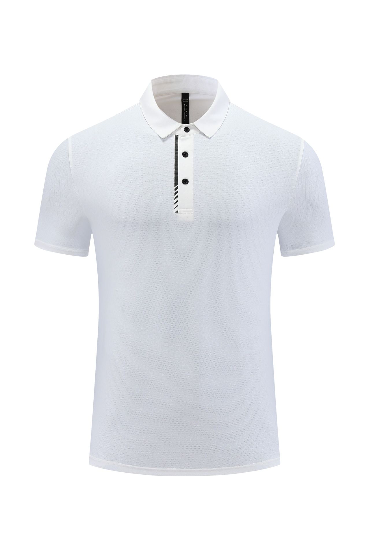 Polo de secado rápido transpirable sensible al hielo camisa de verano de los hombres de negocios de manga corta casual solapa superior de moda deportes ropa de fitness