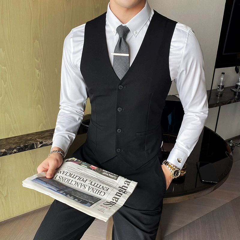 Жилет, куртка, slim fit