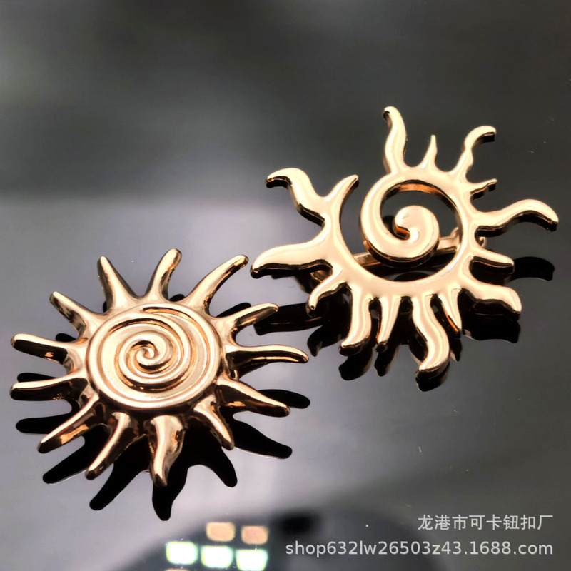异形金属装饰扣贝壳海螺纽扣开衫毛衣大衣腰带扣内衣泳衣丝巾钮扣|undefined