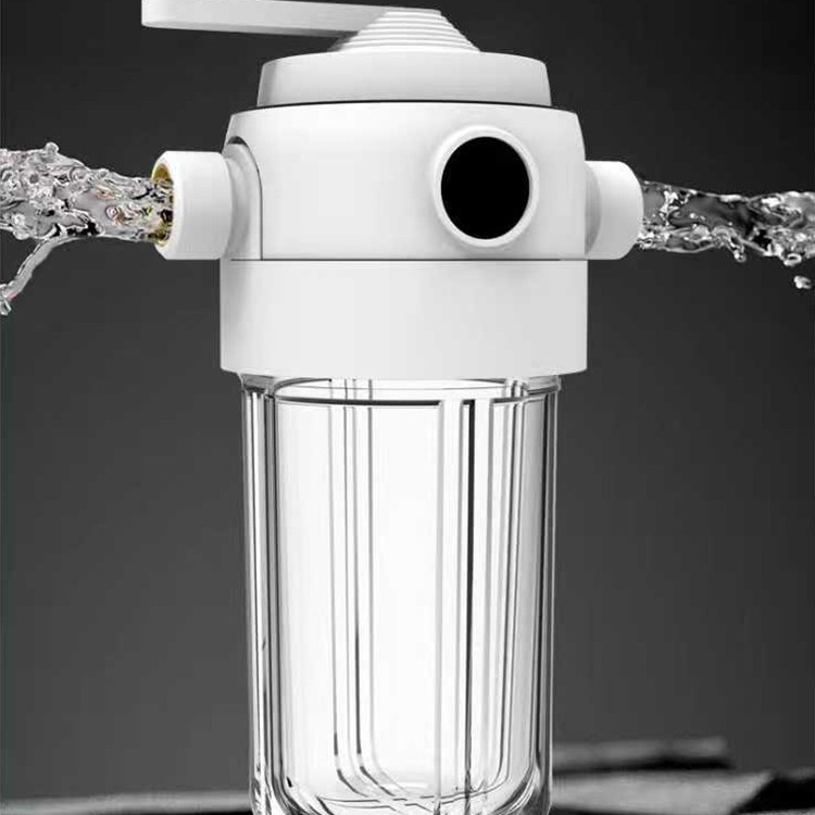 Large Fat and Large Flow Pre-Filter with Flushing Function Household Water Purifier Whole House Tap Water Filter Cross-Border
