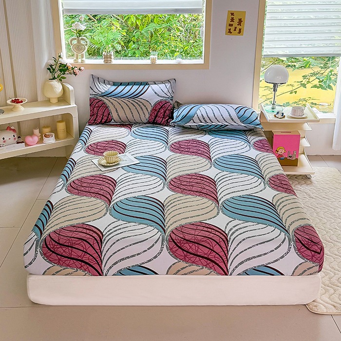 Transfronterizo ins piel abrasivo cama de una sola pieza Simmons cubierta de protección de colchón doble cubierta de cama de tres piezas al por mayor