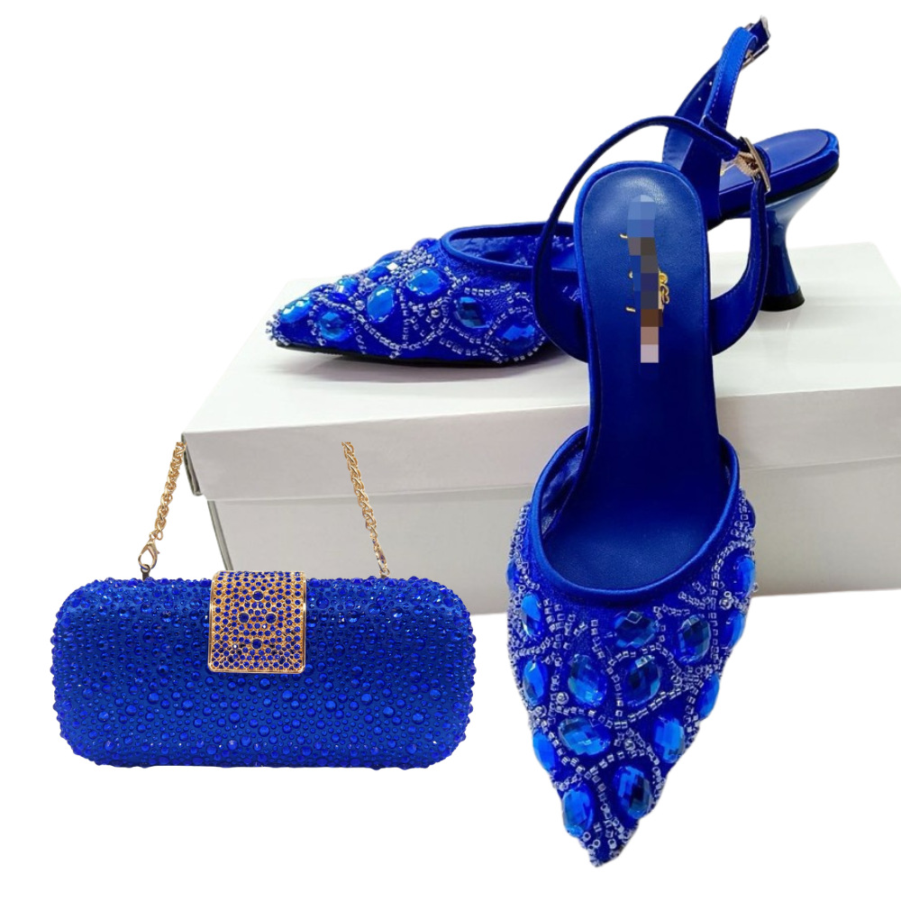 Zapatos de diseño italiano de alta gama para bodas, zapatos de mujer, encaje de diamante de verano, sandalias de talón alto