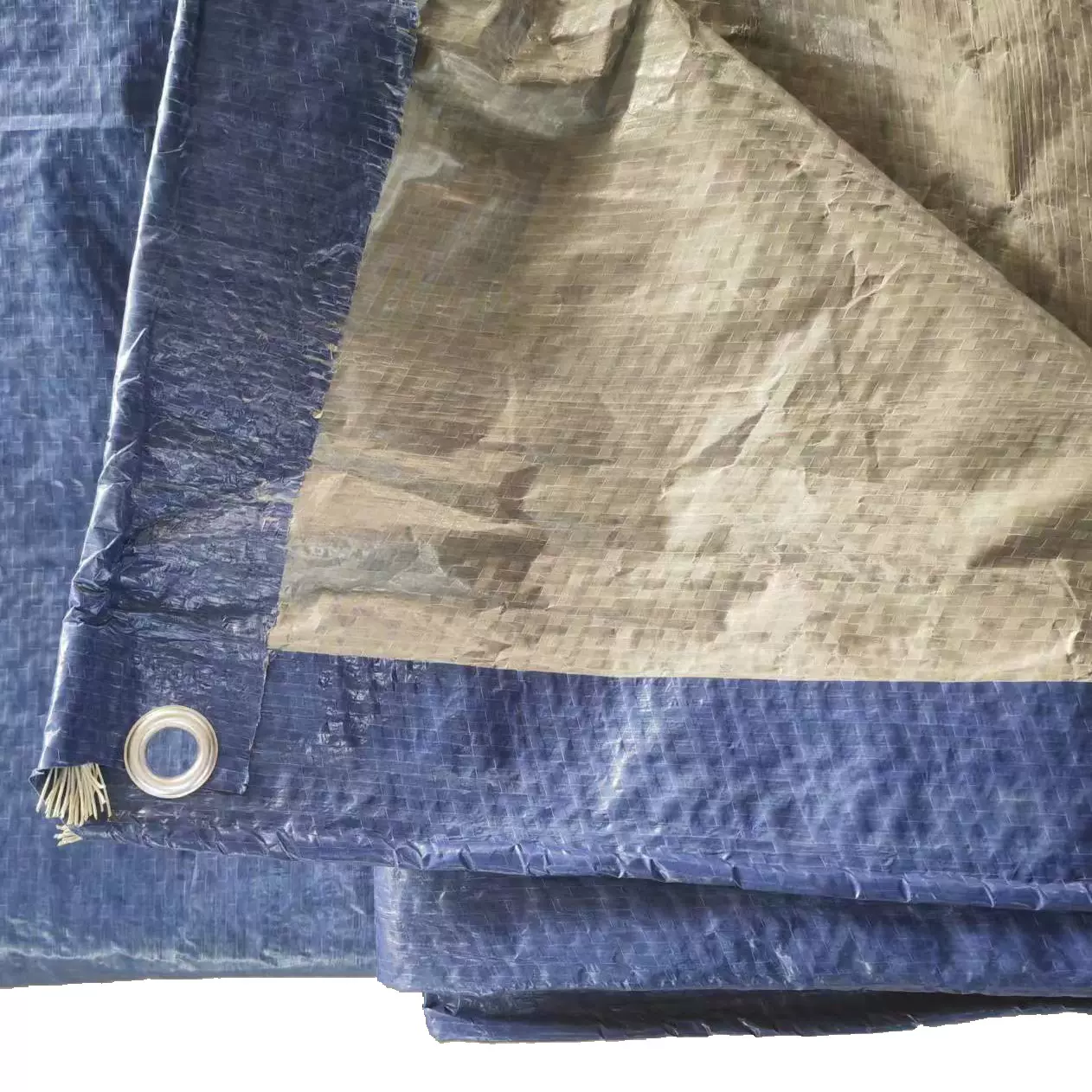 经济款80克蓝银布工业一次性防雨篷布非洲