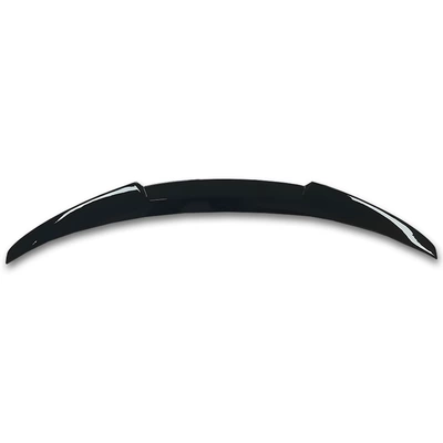 Suitable for BMW 4 Series Convertible 2013-2020 F33 M4 car rear spoiler decoration, no-drill wind deflector, cross-border modification (Fixed wind wing) - glossy-black