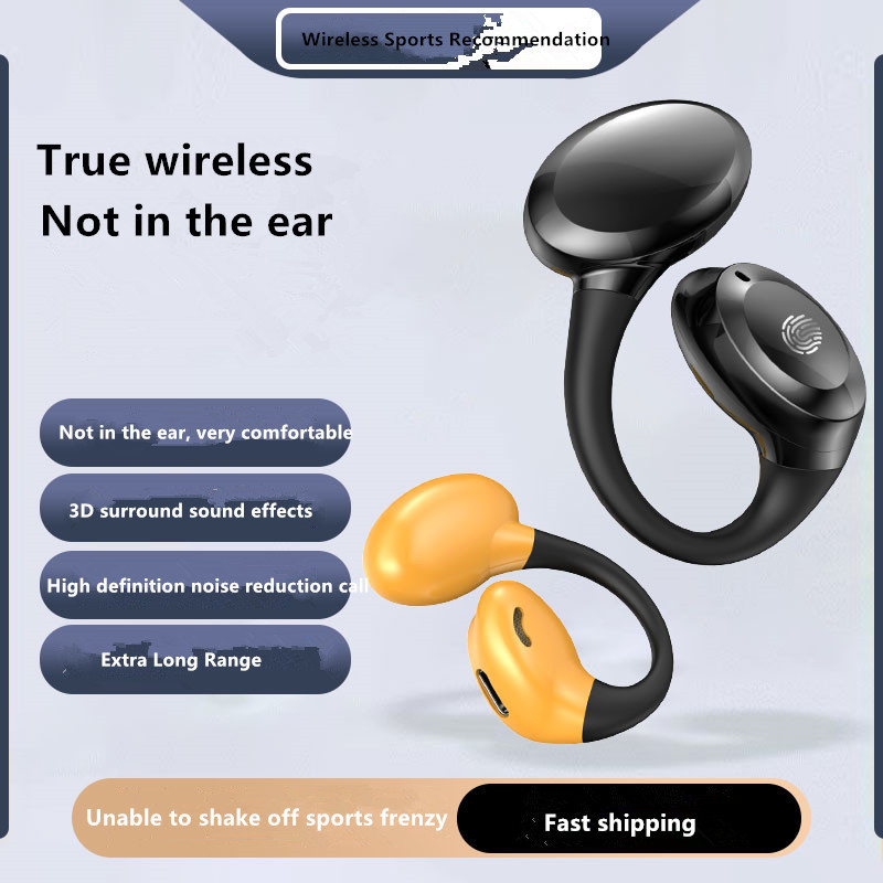 Auriculares Bluetooth GD28 con clip, auriculares deportivos compatibles con teléfonos Xiaomi, Samsung, iPhone, Huawei, nuevo tipo de clip para la oreja.