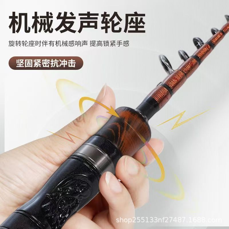 渔帮派旋风微物伸缩路亚竿UL快调钛合金竿稍马口竿便携伸缩竿竿|undefined