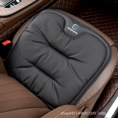 Summer Cooling Seat Cushion | Universal seat cover - noble-black-nappa-leather-front-row-one-4646