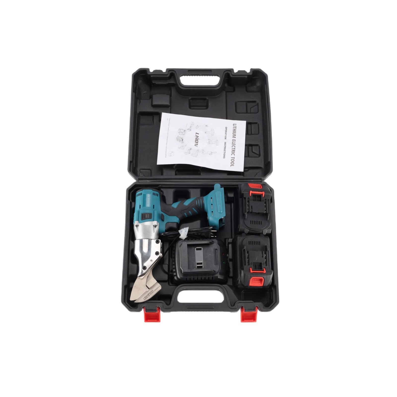 Nuevas tijeras de hierro de batería de litio multifuncionales, juego de corte de cobre de cuero de aluminio de acero inoxidable, tijeras de hierro eléctricas de alta potencia
