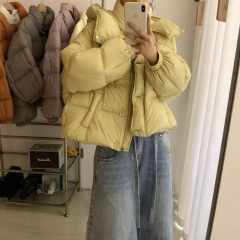 新国标90白鸭绒秋冬新款东大门短款时尚休闲加厚女羽绒服宽松保暖