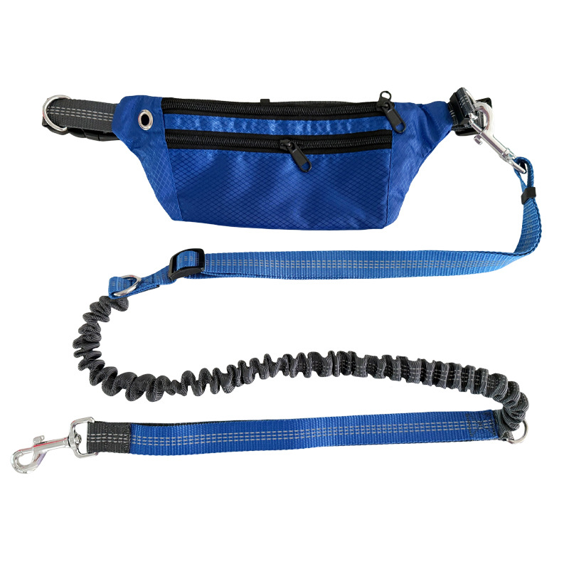 Amazon PET supplies retráctil running tracción cuerda cinturón cintura bolsa deportes running tracción cuerda Correa perro cuerda