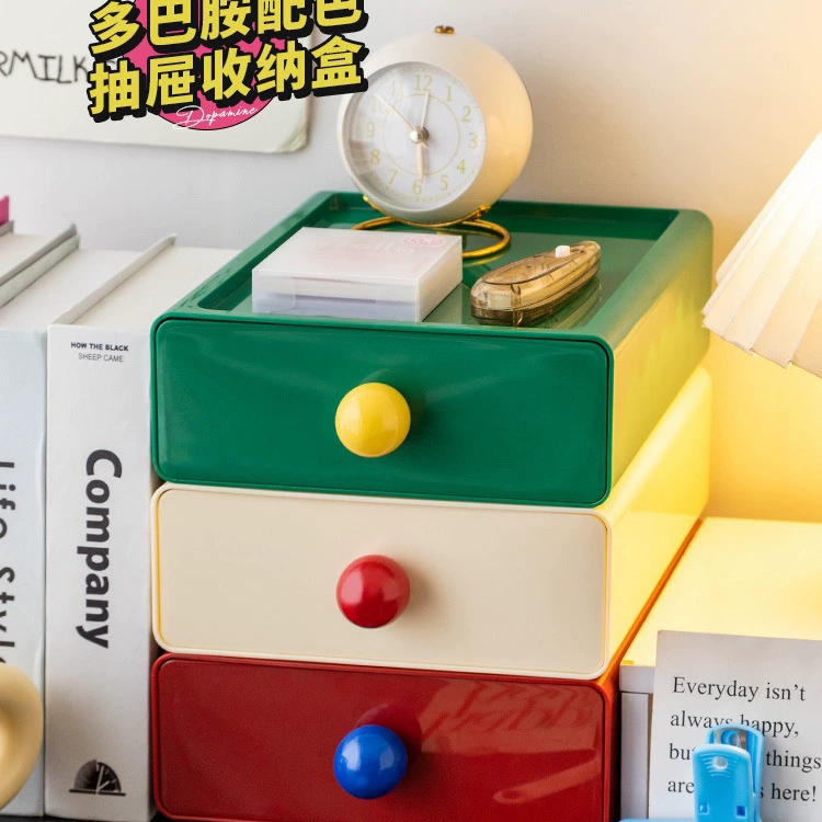 Допамин настольный ящик для хранения ящика в стиле студенческого стола