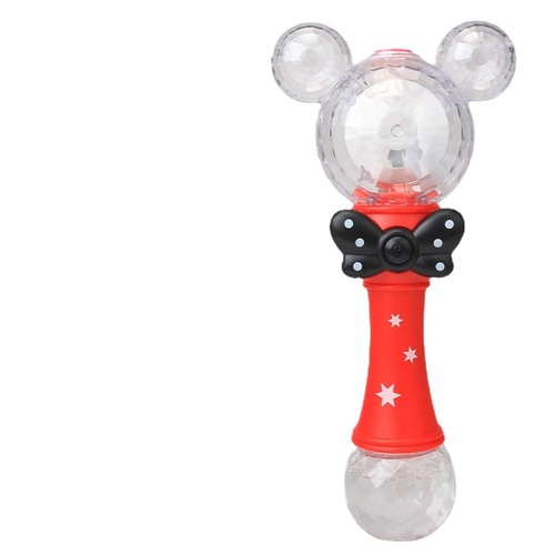 Disney Official Licensed Mickey and Minnie Electric Bubble Wand Automatic Bubble Machine Music Toy Wholesale