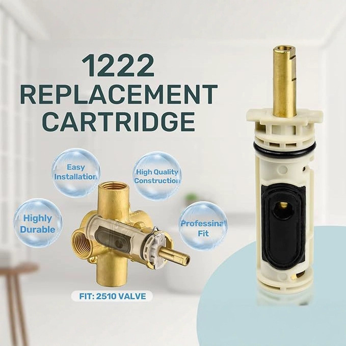 Moen1222 Replacement Valve Core Posi-Temp Pressure-Balancing Copper Shaft Shower Valve Core North American Cross-Border Replacement Part