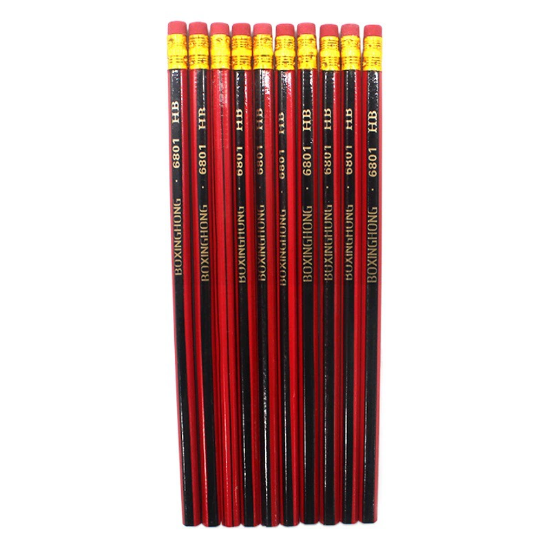 Карандаш оптом ручка для рисования, Детские Обучающие канцелярские принадлежности с ластиком, Шестигранный Карандаш, учащиеся начальной школы, карандаш hb